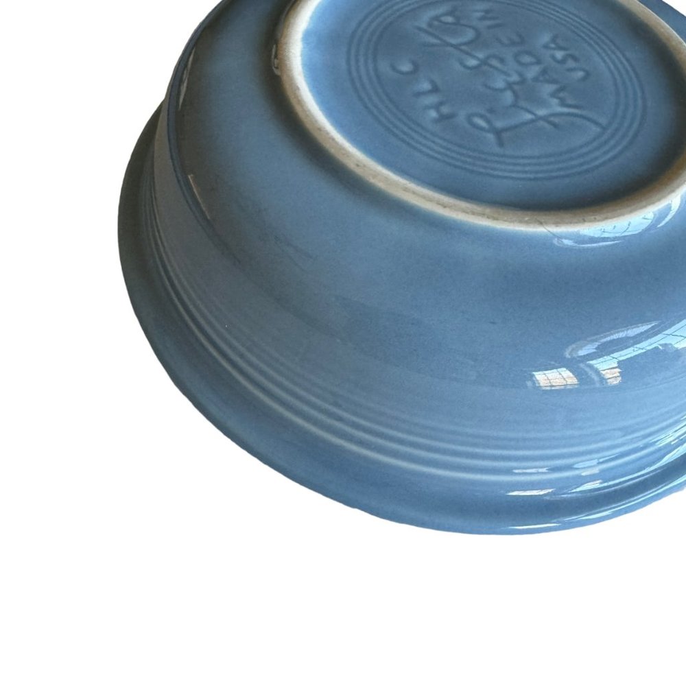 Homer Laughlin Fiestaware Coupe Soup Bowl Periwinkle Blue 1989 Homer Laughlin - Picture 5 of 6